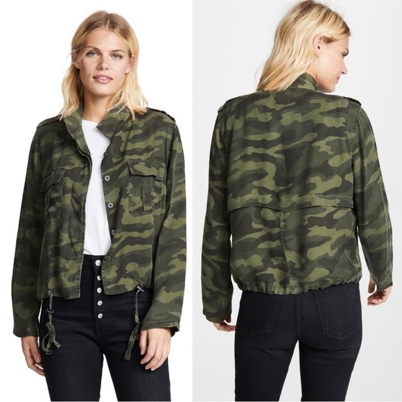 Rails Jackets & Blazers - Rails Green Camouflage Jacket
